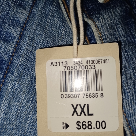 Levi's 90s vintage style trucker distressed relaxed fit jacket - Picture 8 of 8